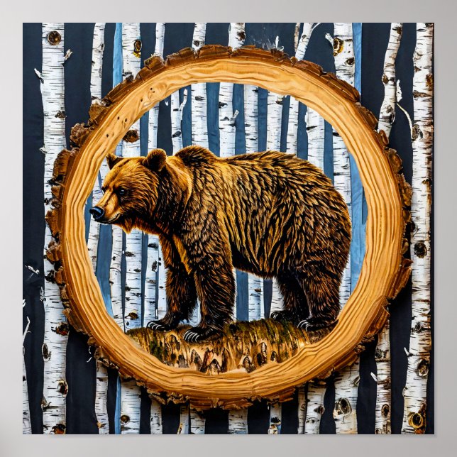 Poster Urso Cinzento (Frente)