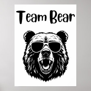 Poster Urso de Equipe