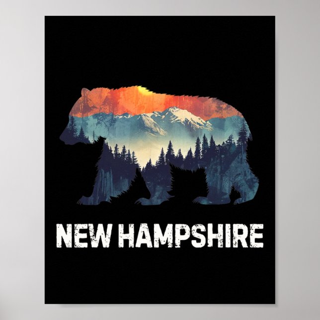 Poster Urso de New Hampshire (Frente)
