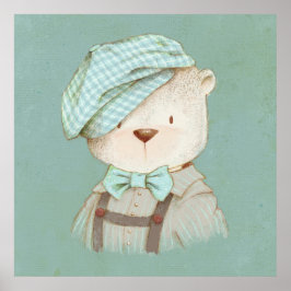 Poster Urso de Pelúcia Fantasia Fofo Adorável Doce