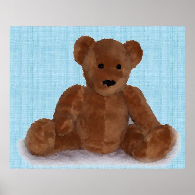 Póster Urso de Teddy (choro) (Frente)