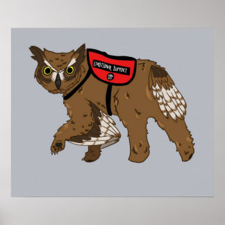 Poster Urso do Suporte Emocional