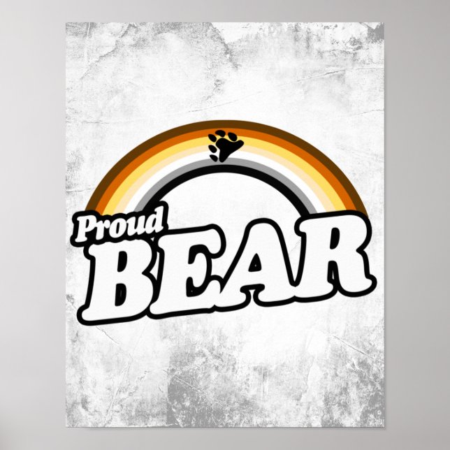 Poster Urso e Orgulhoso (Frente)
