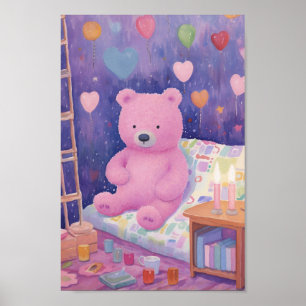 Poster Urso Enchido Adorável