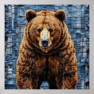 Poster Urso-grizzly
