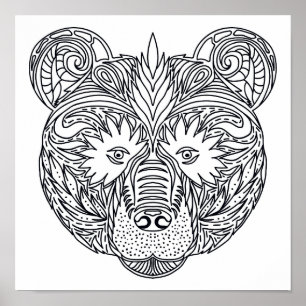 Póster Urso inspirado 2