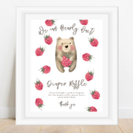 Poster Urso - Jogo de Raffle Fralda