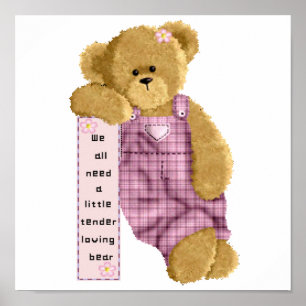 Póster Urso Loving macio