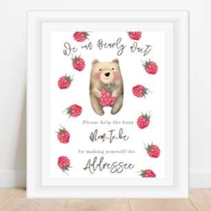Poster Urso - Mãe para ser destinatária
