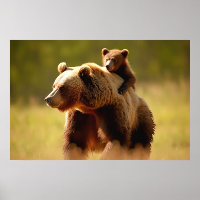 Poster Urso Mamãe #14 (Frente)