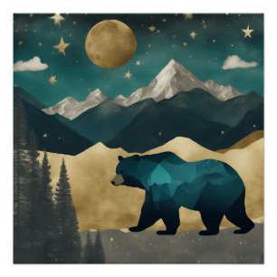 Póster Urso na Design do Luar