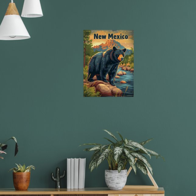Poster Urso Negro Novo México (Sala de Estar 1)