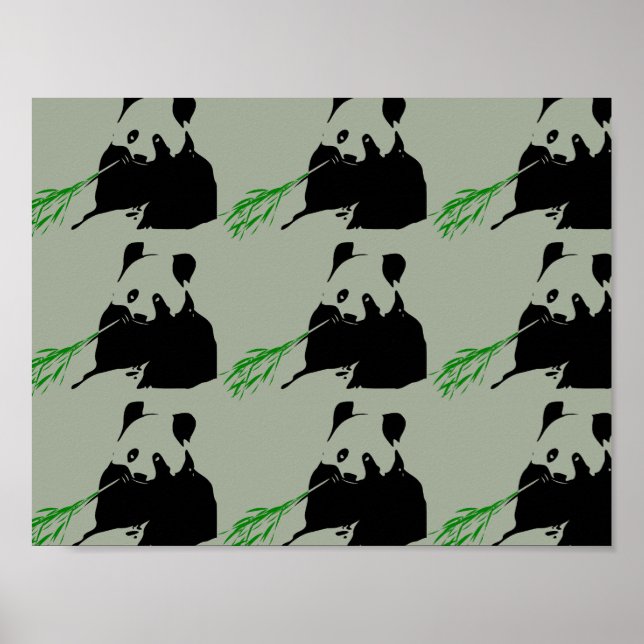 Póster Urso Panda (Frente)