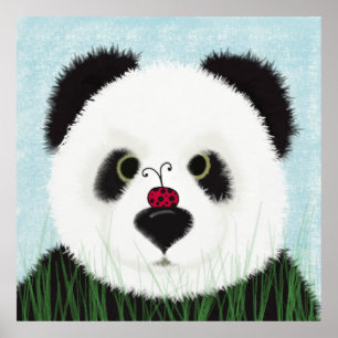 Póster Urso Panda Adorável
