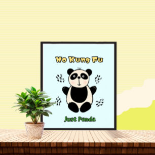 Poster Urso panda bonito