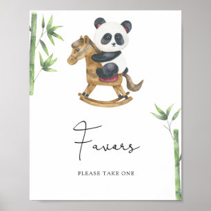 Poster Urso panda - Favoritos