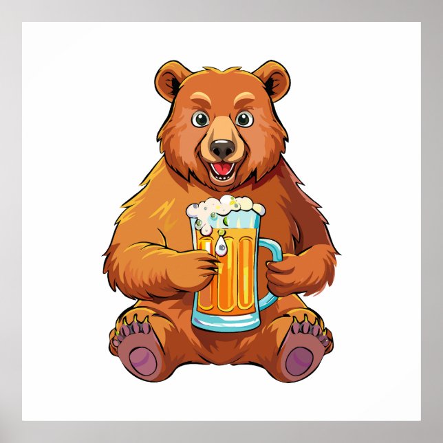 Poster Urso pardo (Frente)