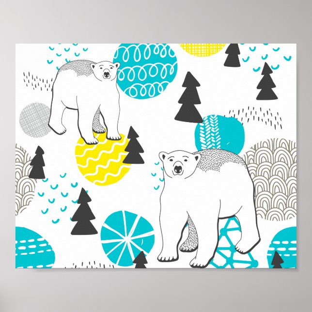 Poster Urso polar (Frente)