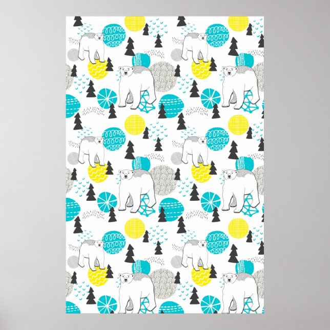 Poster Urso polar (Frente)