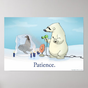 Póster Urso Polar do Paciente