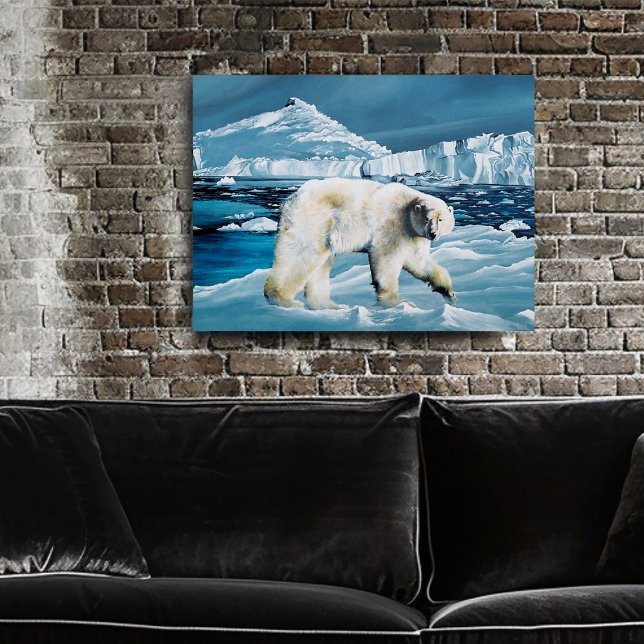 Poster Urso Polar do Rei Ártico (Criador carregado)
