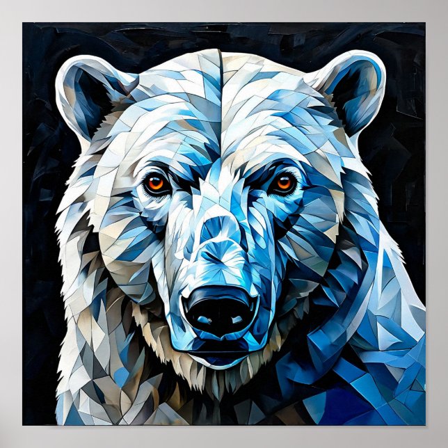 Poster Urso Polar Fofo (Frente)
