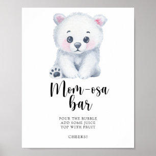 Poster Urso polar - Mãe-osa bar