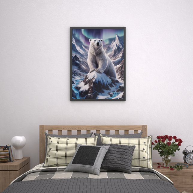Poster Urso Polar Majestoso na Cúpula (Criador carregado)