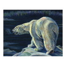 Urso Polar Vintage, Animais Marinhos Árcticos