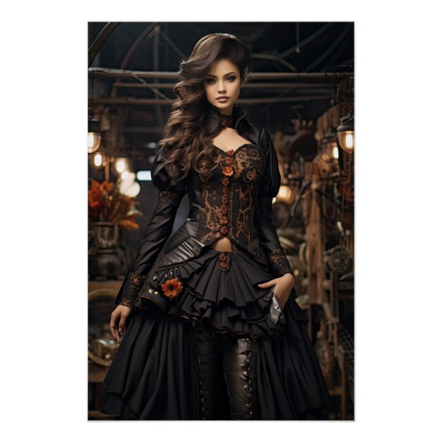 Póster Ursos de Ódio Superior Vitorianos de Cosplay Steam (Frente)