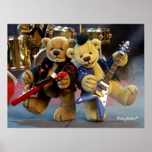Póster Ursos Dinky: Dueto da guitarra