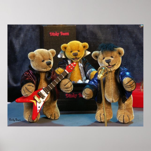 Póster Ursos Dinky no Palco (Frente)