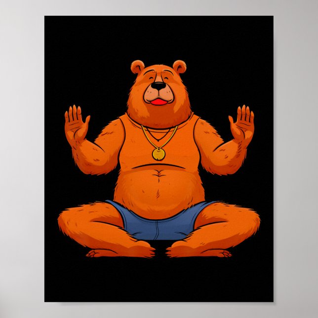 Poster Ursos Yogayogi Bear  (Frente)