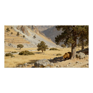 Póster Ursus arctos crowtheri – O Urso-do-Atlas