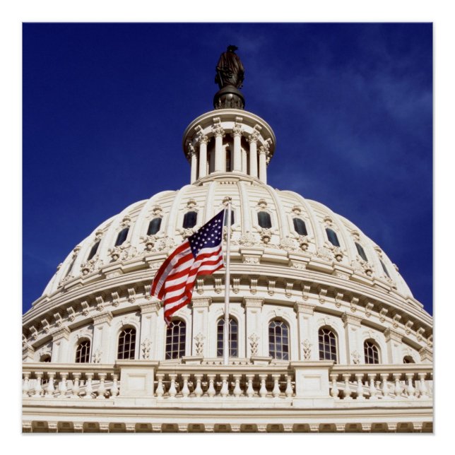 Póster US Capital Building, Washington DC (Frente)