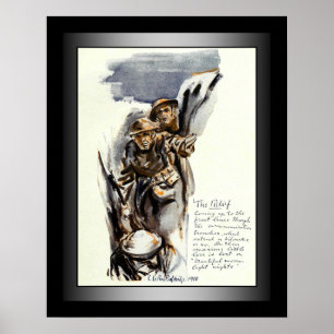 Póster US Doughboys ~ Stars & Stripes ~ Primeira Guerra M