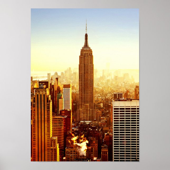 Póster US NYC Empire State Building (Frente)