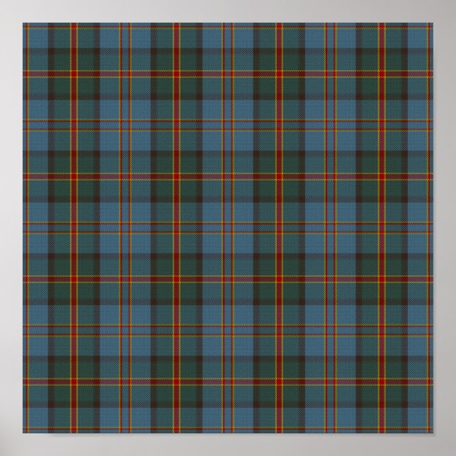 Poster US State Tartan - Havaí - Download Digital (Frente)