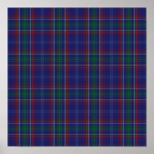 Poster US State Tartan - Massachusetts - Download Digital