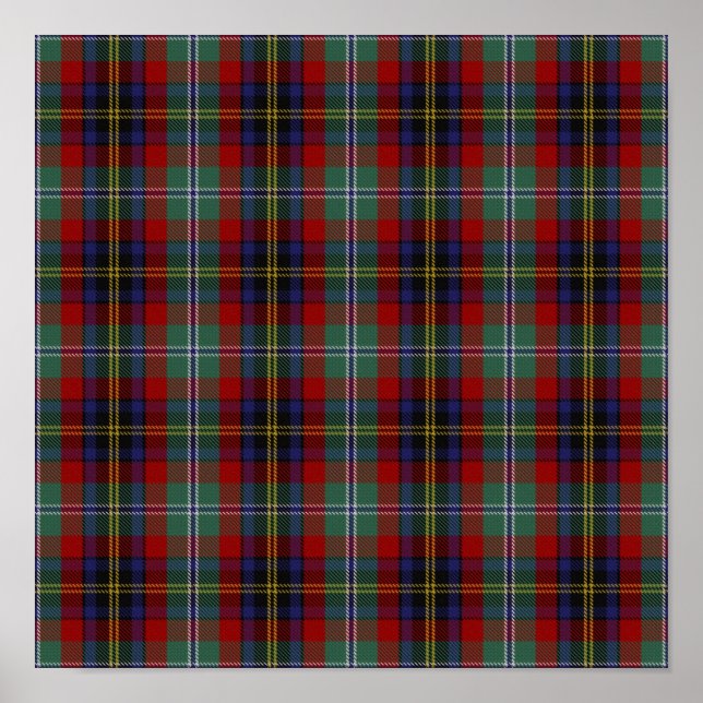Poster US State Tartan - SD Black Colinas - Download digi (Frente)