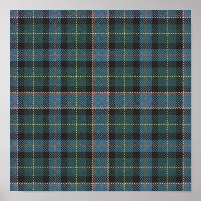 Poster US State Tartan - Wisconsin - Download Digital (Frente)