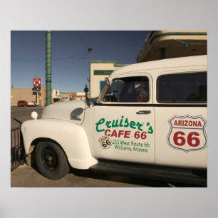 Póster USA, Arizona, Williams: Cruisers Cafe 66 Old