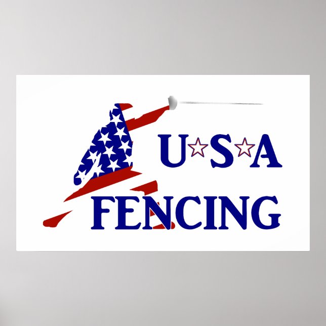 Poster USA Fencing (Frente)