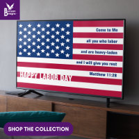 USA LABOR DAY TV Cristã de Arte Patriótica