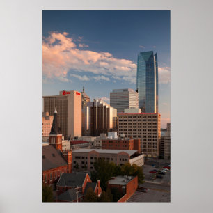 Poster USA, Oklahoma, Oklahoma City, Elevated City