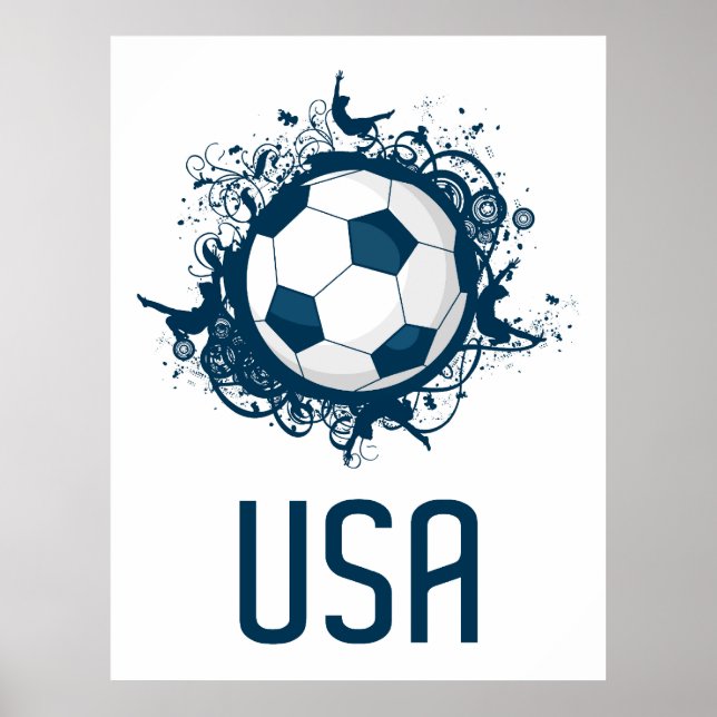 Póster USA Soccer (Frente)