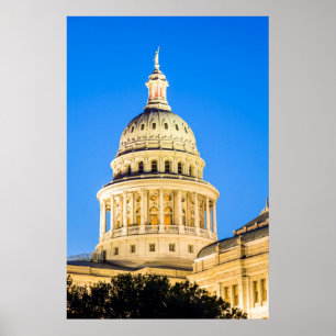 Póster USA, Texas, Austin. Capitol Building (1888) 2