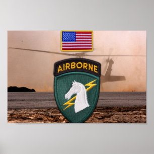 Poster USACAPOC(A) 1 rua Especial Ops Vets Patch