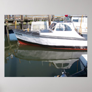 Póster USCG 40 opinião lateral do barco do pé grandes #