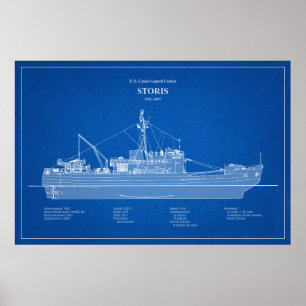 Poster USCG Cutter Storis wmec-38 - ABD